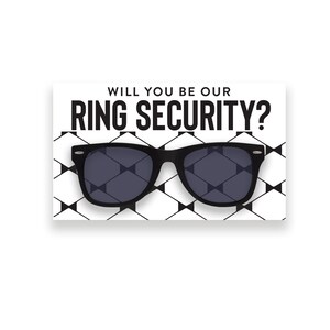 Ring Security Sunglasses Kids Ring Bearer Sunglasses Ring Bearer Gift Childrens Sunglasses Ring Security Glasses Ring Bearer image 3