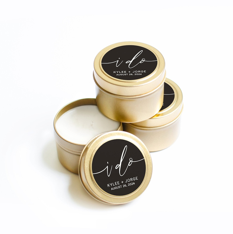 Wedding Favors for Guests Bulk I Do Custom Candle Favors - Etsy