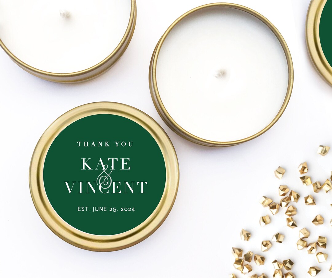 BULK Wedding Favors Personalized Wedding Favors Custom Candle Favors