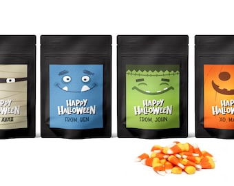 Halloween Treat Bags - Halloween Party Favor for Kids - Halloween Party Favor - Halloween Candy Bag - Halloween Pouch - Halloween Party Idea