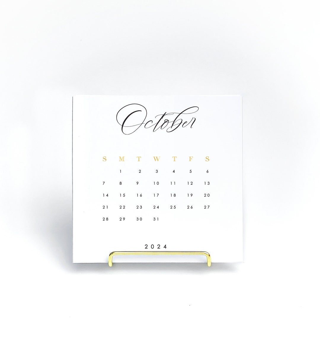 2024 Classic Desk Calendar Elegant Desk Calendar Desk Calendar Set