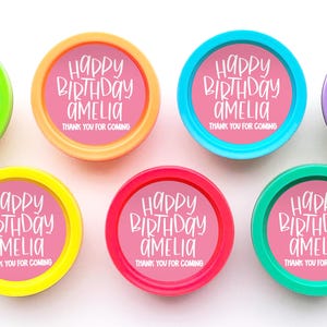 Custom Kids Party Favor SET - Play Doh Party Favor - Birthday Favor Bags - Toddler Birthday Party Favor - Affordable Kids Party Favor
