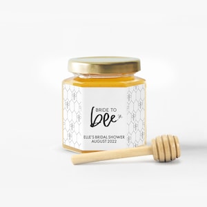 Bride to Bee - Honey Jar Wedding Favors - Wedding Favors for Guests - Bridal Shower Favors - Honey Pot Bulk Favor - Wedding Favor Honey