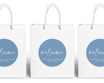 Welcome Gift Bags - Wedding Favor Gift Bags - SET OF 10 - Baby Shower Gift Bags - Wedding Party Gift Bags - Wedding Weekend Gift Bags