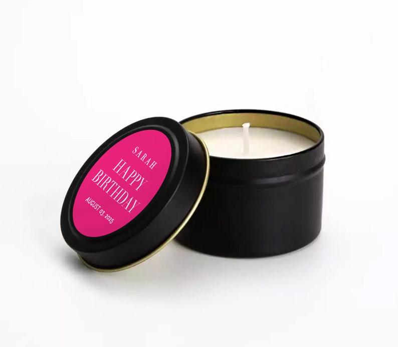 Bulk Wedding Candle Favors Candle Wedding Favors Black Tin Etsy