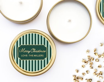Christmas Candles Bulk - Bulk Christmas Corporate Gift Ideas - Christmas Candle Gifts -  Inexpensive Corporate Gifts-  White Confetti Box