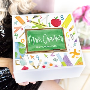 Teacher Gifts - Teacher Appreciation - Personalized Gift - Thank You Gift - Best Teacher Ever- Personalized Teacher - New School Year Gift