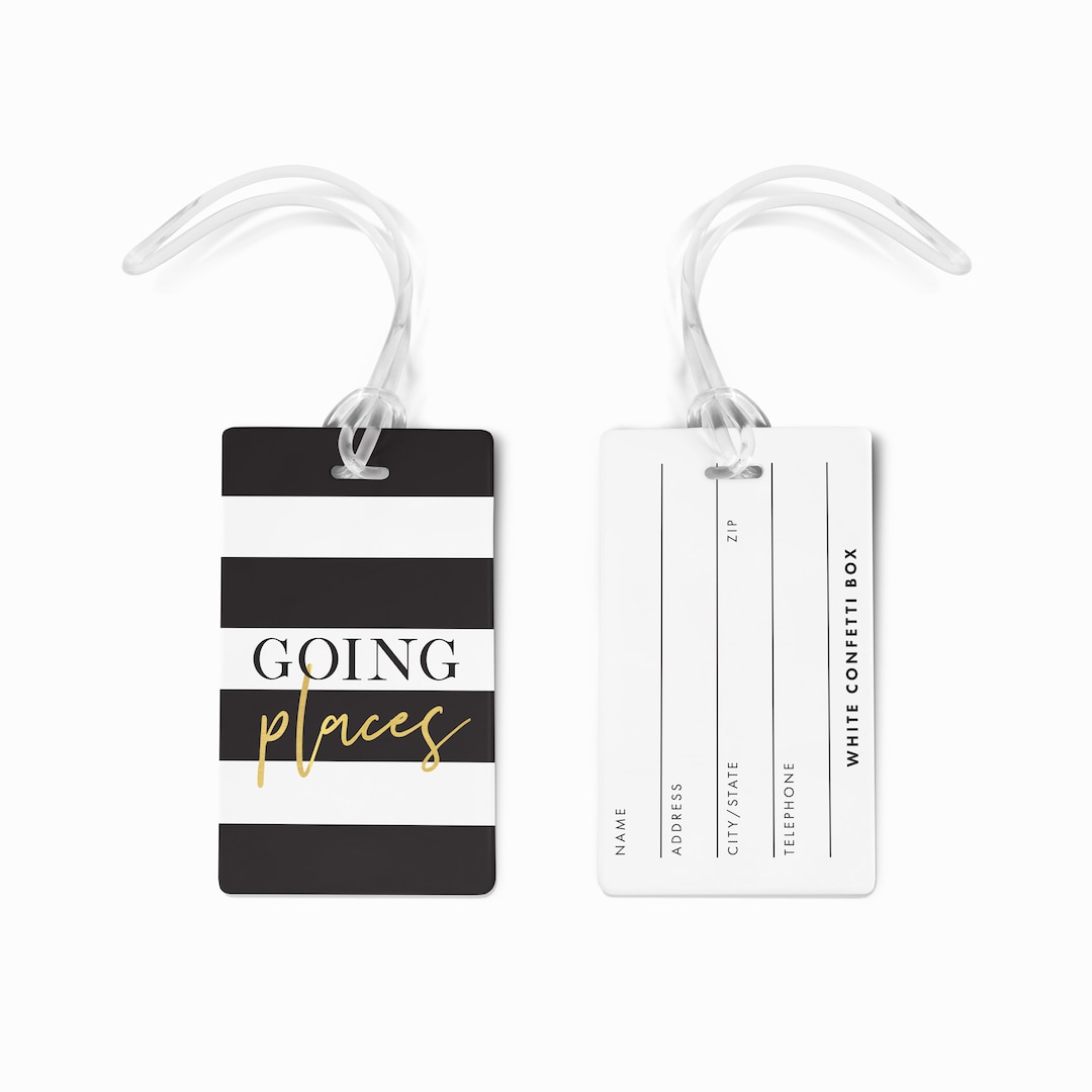 Going Places Luggage Tag Graduation Gift Grad Gift Graduation Party