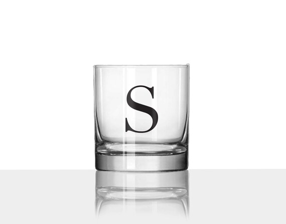 Monogram Double Old-Fashioned Glass