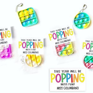 Back to School Class Gift - Have A Poppin&#39; School Year - Meet the Teacher Student Gifts - Classroom Gifts from Teacher - Welcome Back Gift