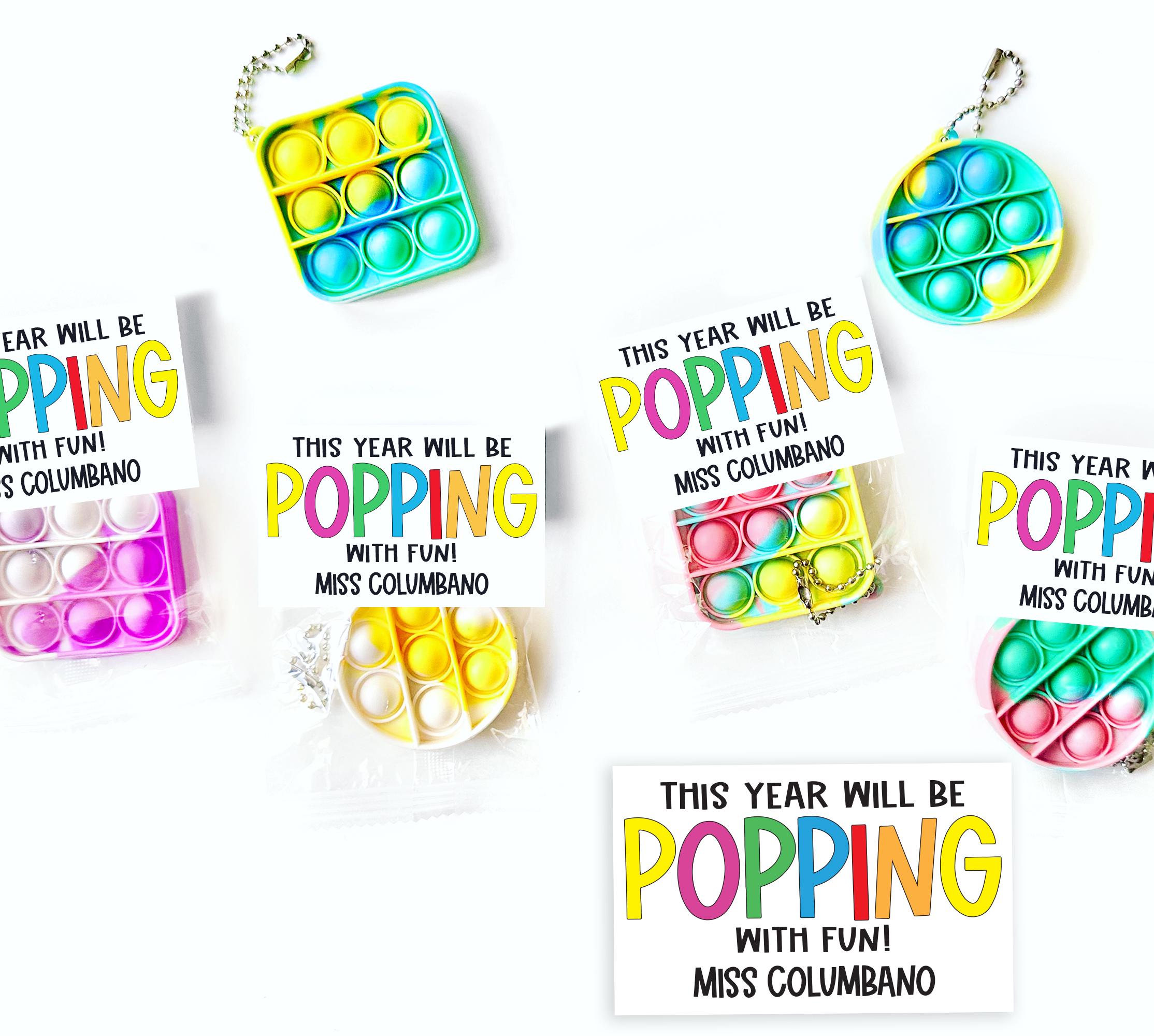 Back to School Class Gift - Have A Poppin' School Year - Meet the Teacher Student Gifts - Classroom Gifts from Teacher - Welcome Back Gift