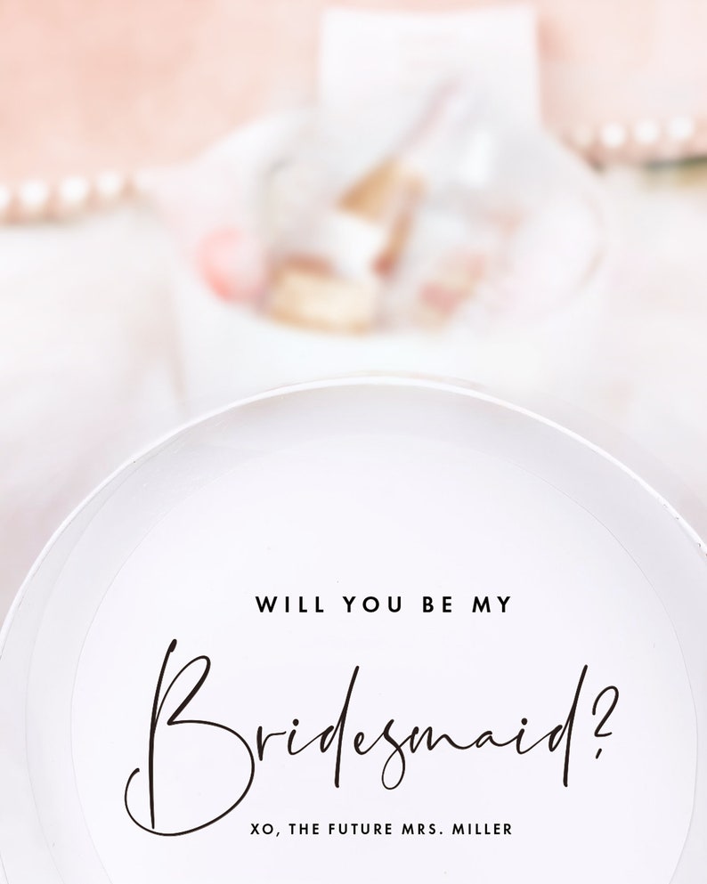 Bridesmaid Gift Box Bridesmaid Box Set Asking Bridesmaid Bridesmaid Proposal Wedding Party Gifts Will You Be My Bridesmaid Gifts image 5