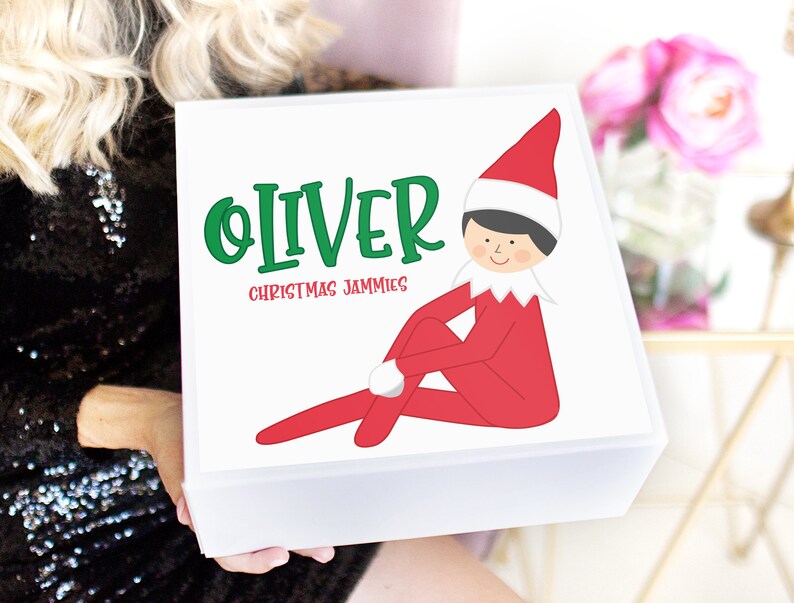 24 christmas gift ideas for kids Kids Christmas Gift Box Santa Gift Box for Kids | Etsy