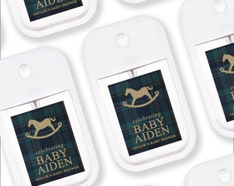 LABELS ONLY Custom Baby Shower Labels Labels - Printed Labels for Baby Shower favors - Rocking Horse Baby Labels