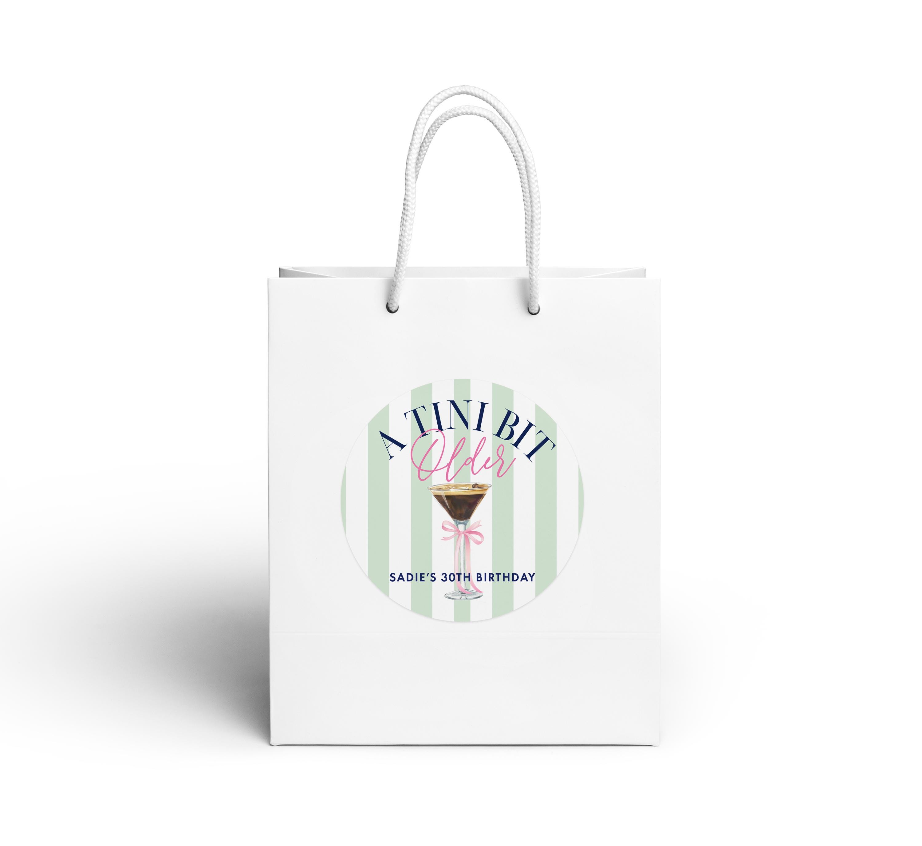 Espresso Martini Gift Bags - SET OF 10 - A Tini Bit Older