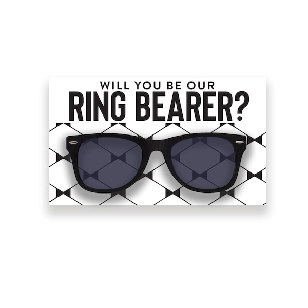 Ring Security Sunglasses - Kids Ring Bearer Sunglasses - Ring Bearer Gift - Childrens Sunglasses - Ring Security Glasses - Ring Bearer