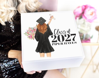 Graduation Gift Box - Graduation Gift For Her - Congratulations Graduate Gift Box - Happy Graduation Gift Box - Personalized Graduation Gift