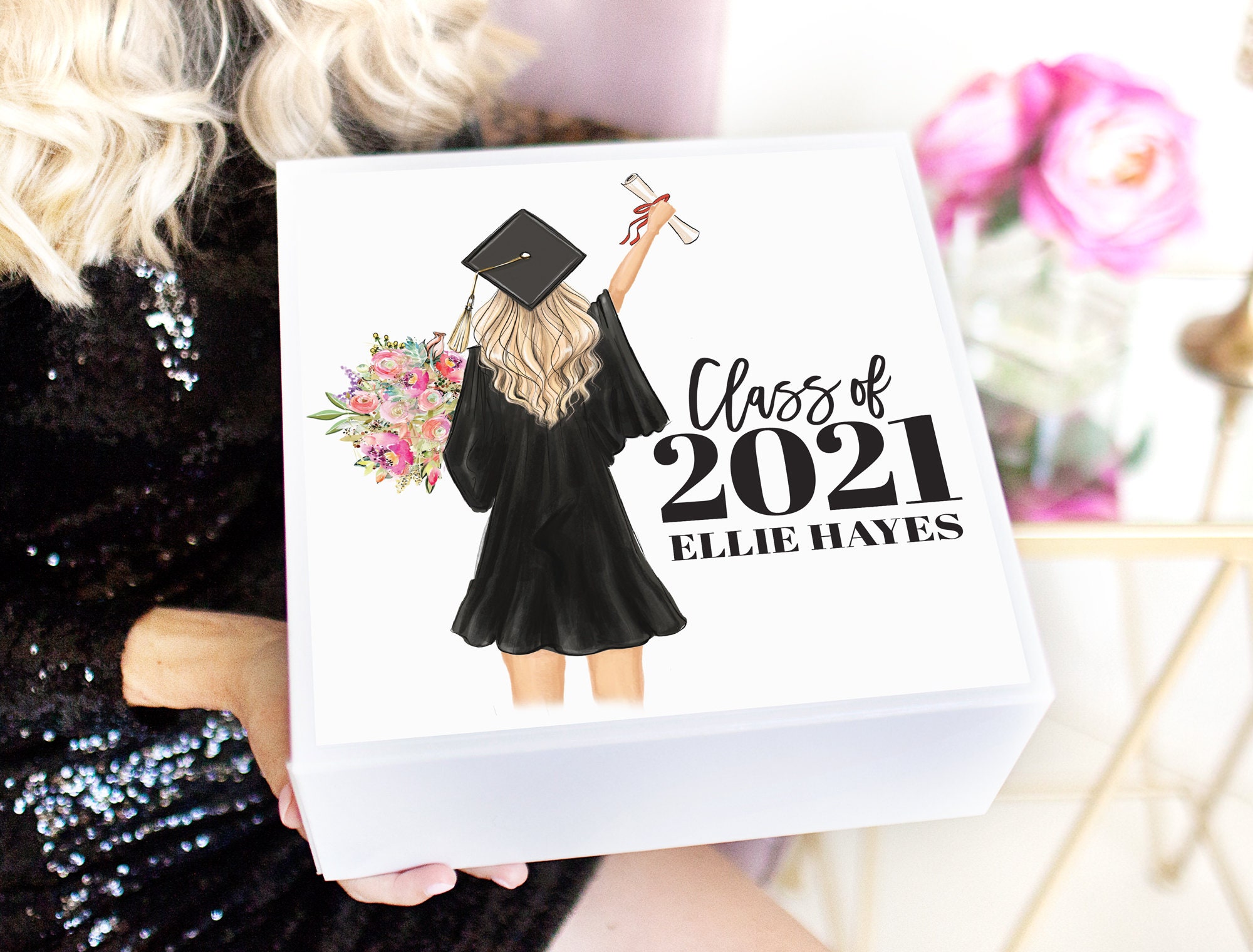 Graduation Gift Box Graduation Gift For Her Etsy