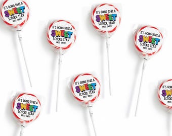 Back to School Gifts for Kids Lollipops - Gift From Teacher -First Day of School Class Gift - Open House - Teacher Student Gift