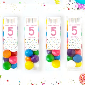 50pack 6 Clear Round Tubes and Caps 9/16 Seed Bead Storage, Candy