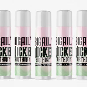 Good Witch Birthday Favors - SET of Girls Birthday Lip Balm - Pink & Green Birthday - Pink Witch Party Favors - Green Witch Party Favor Wicked Witch