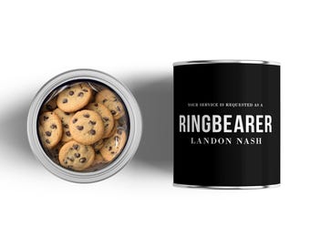 Ring Security Gift Idea - Kids Ring Bearer Ask Gift - Ring Bearer Gift - Ring Bearer Cookie Gift - Be My Ring Security - Ring Bearer Gift