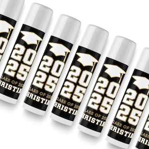 Graduation Favors - Lip Balm Party Favors - Graduation Party Favor - Graduation Gifts - Class of 2025 - Graduation Party -College Graduation