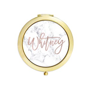 Gold Mirrored Compact - Bridesmaid Box Gift - Gift for Wedding Party - Mothers Gift - Mother of the Bride - Bridal Shower Gift - Bride Gift