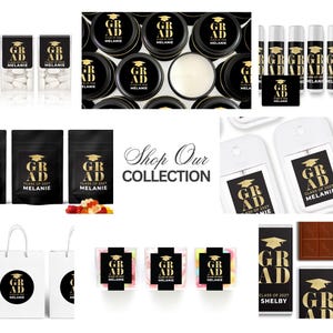 Graduation Favor Bags + Labels - Class of 2026 Graduation Stickers - Affordable Graduation Favor Label - Grad Favor Idea - Graduation Favors image 4