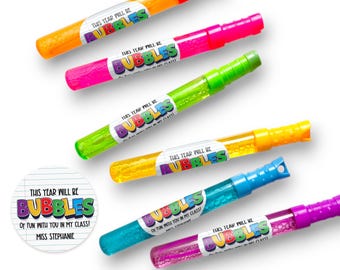 Bubble Wands - Back to School Gift for Student - Teacher Student Gift - Open House Gift - First Day of School Class Gift - Gift From Teacher