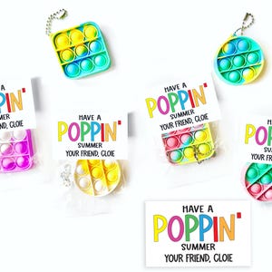 End of School Year Class Gift - Have A Poppin&#39; Summer - Summer Class Gift - Last Day of School Class Gift - End of School Class Favors