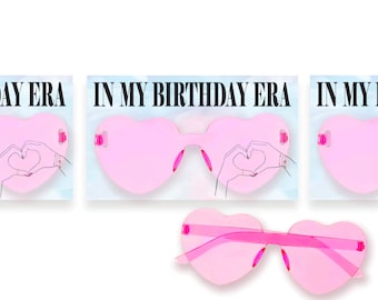 In My Birthday Era - Eras Tour Party Favor - Era Party Favor - Friendship Era -  Eras Sunglasses Favors - Birthday Favor - Best Era Yet
