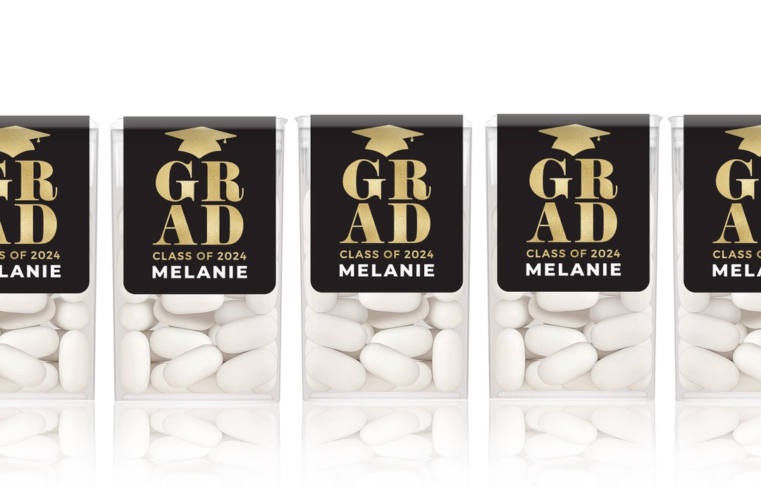 Class of 2023 GRAD Party Grad Custom Labels Affordable Grad Party Favor