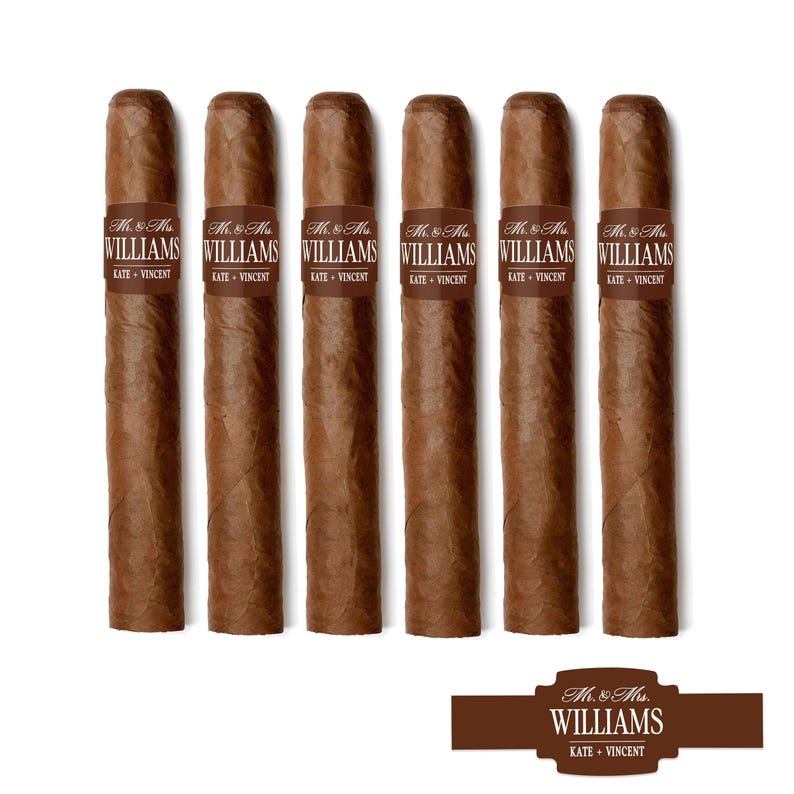 Club Aesthetic BULK Cigar Labels – Country Club – Custom Bridal Shower Favors – Elegant Cigar Labels - Wedding Cigar Labels image 12