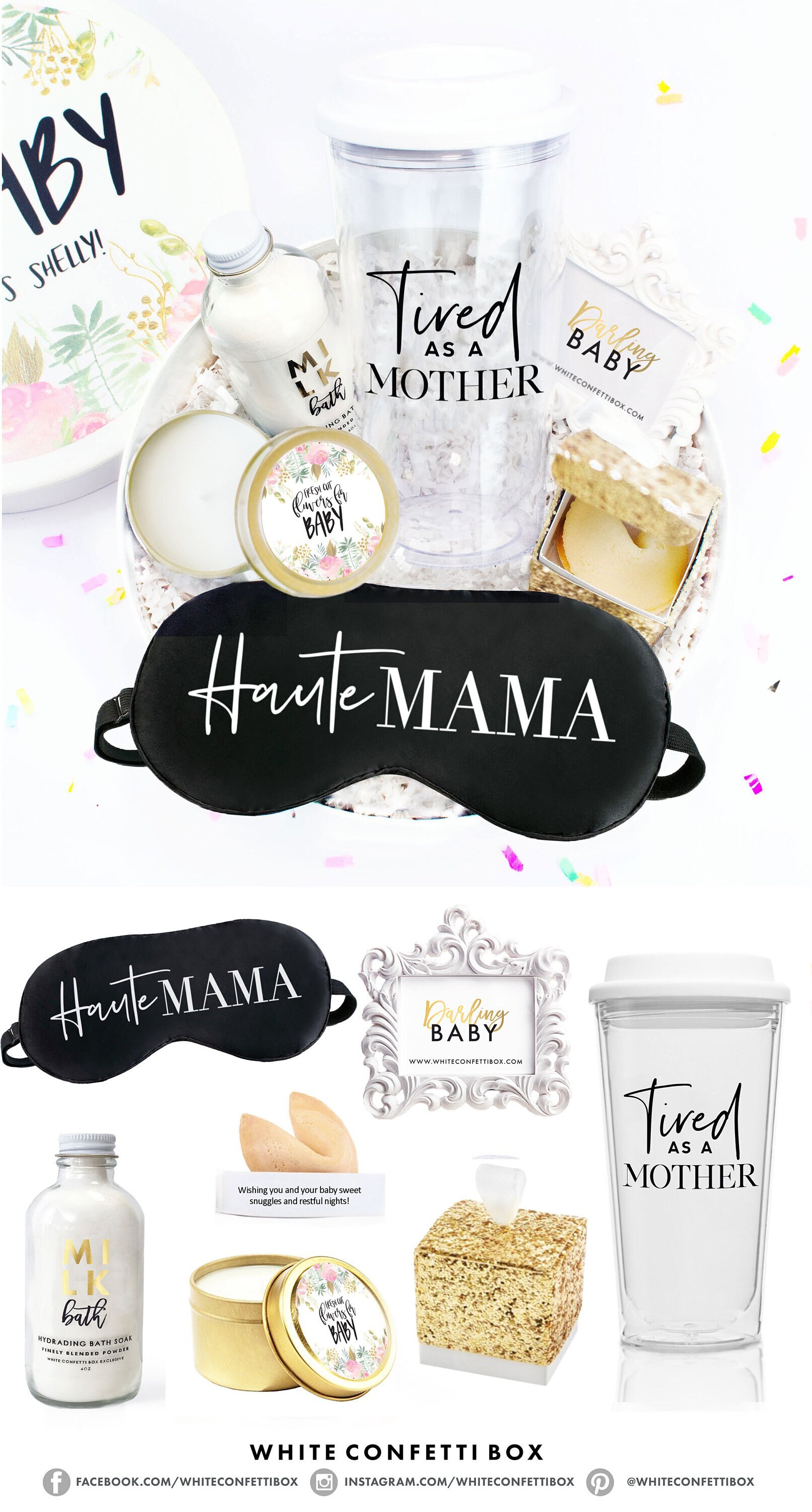 New Mom New Baby Gift Pregnancy Gift Basket