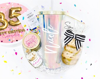 Birthday Gift - Birthday Gifts For Her - White Confetti - Happy Birthday - Birthday Gift Box - Birthday Box - Birthday for Her - Custom Gift