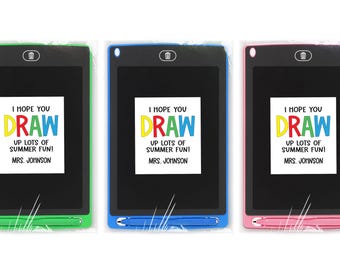 End Of Year Gifts for Kids - Summer Break Class Party Favor - Last Day of School Party Favor - LCD Tablet -Summer Favor - Gift From Teacher