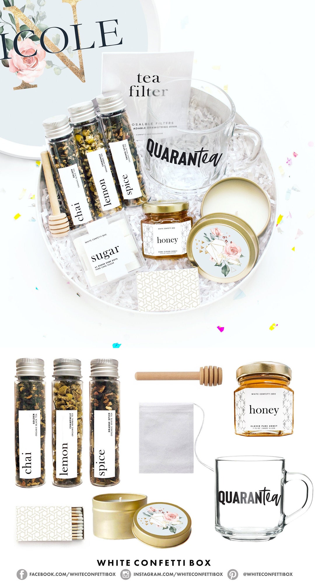 Quarantine Care Package Quarantine Gift Basket Miss You Gift Quarantine