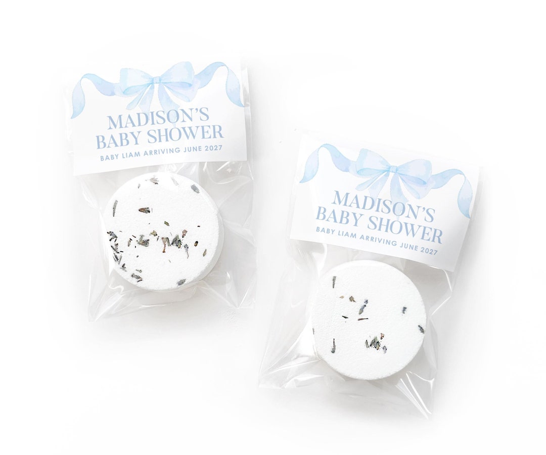 Shower Steamer Favors BULK SET Personalized Baby Shower Party