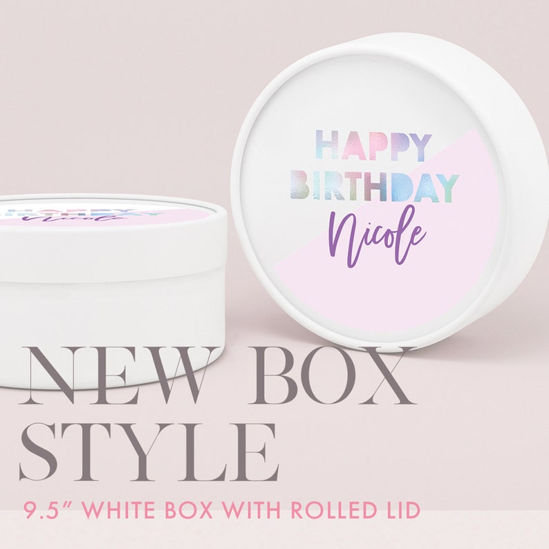 Birthday Gift  Birthday Gifts For Her  White Confetti  image 5