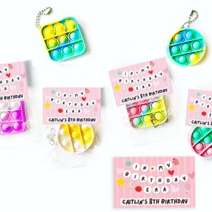 Era's Birthday Party Favor SET OF 5 - In My Birthday Era Favor - Eras Birthday Party Favor - Era Party Favor - Era's Party - Eras Birthday