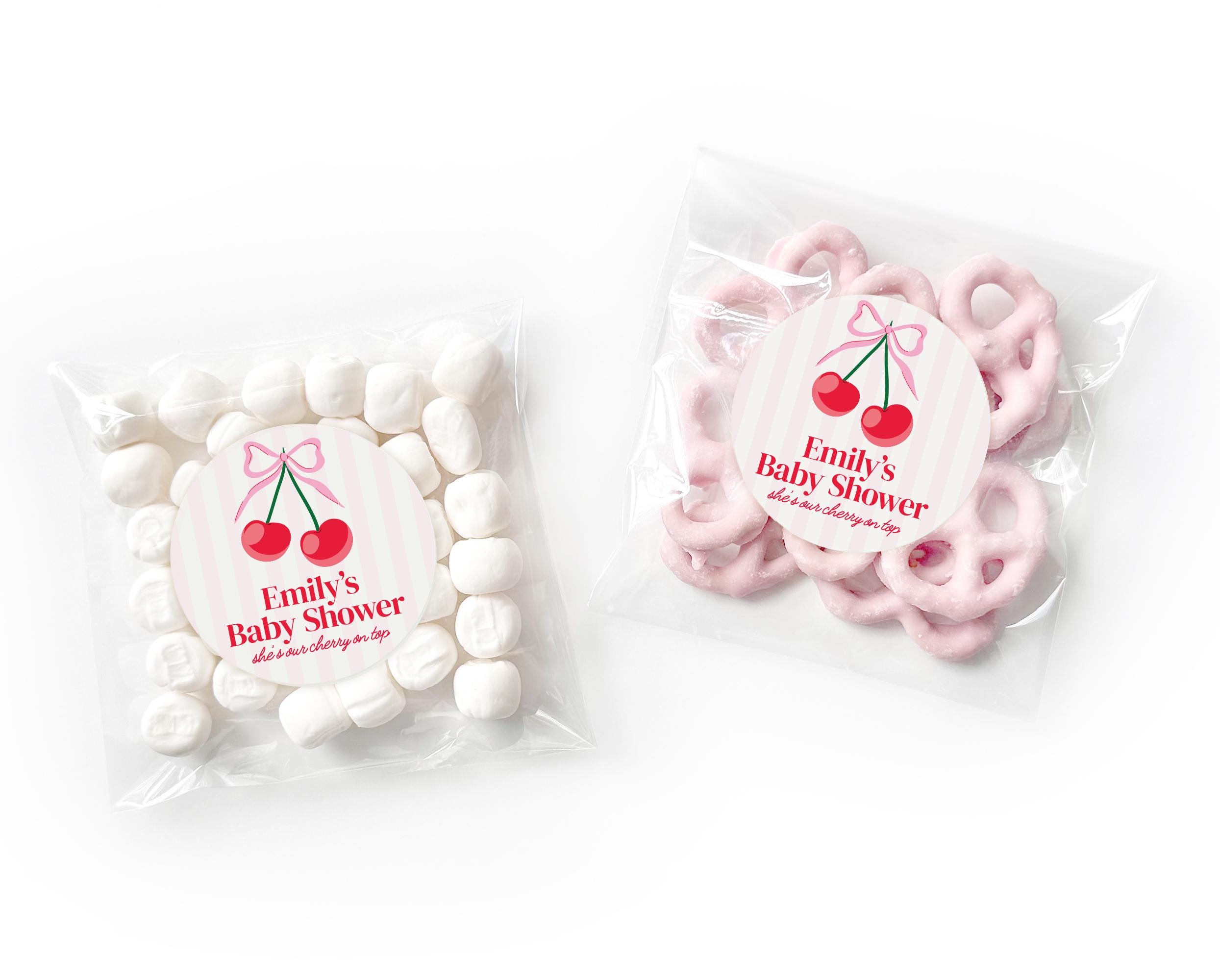 Cherry Baby Shower - Cherry on Top - Cherry Themed Favors -  Party Favors - BULK Candles - Cherry Birthday - BULK Baby Shower Favors Bulk