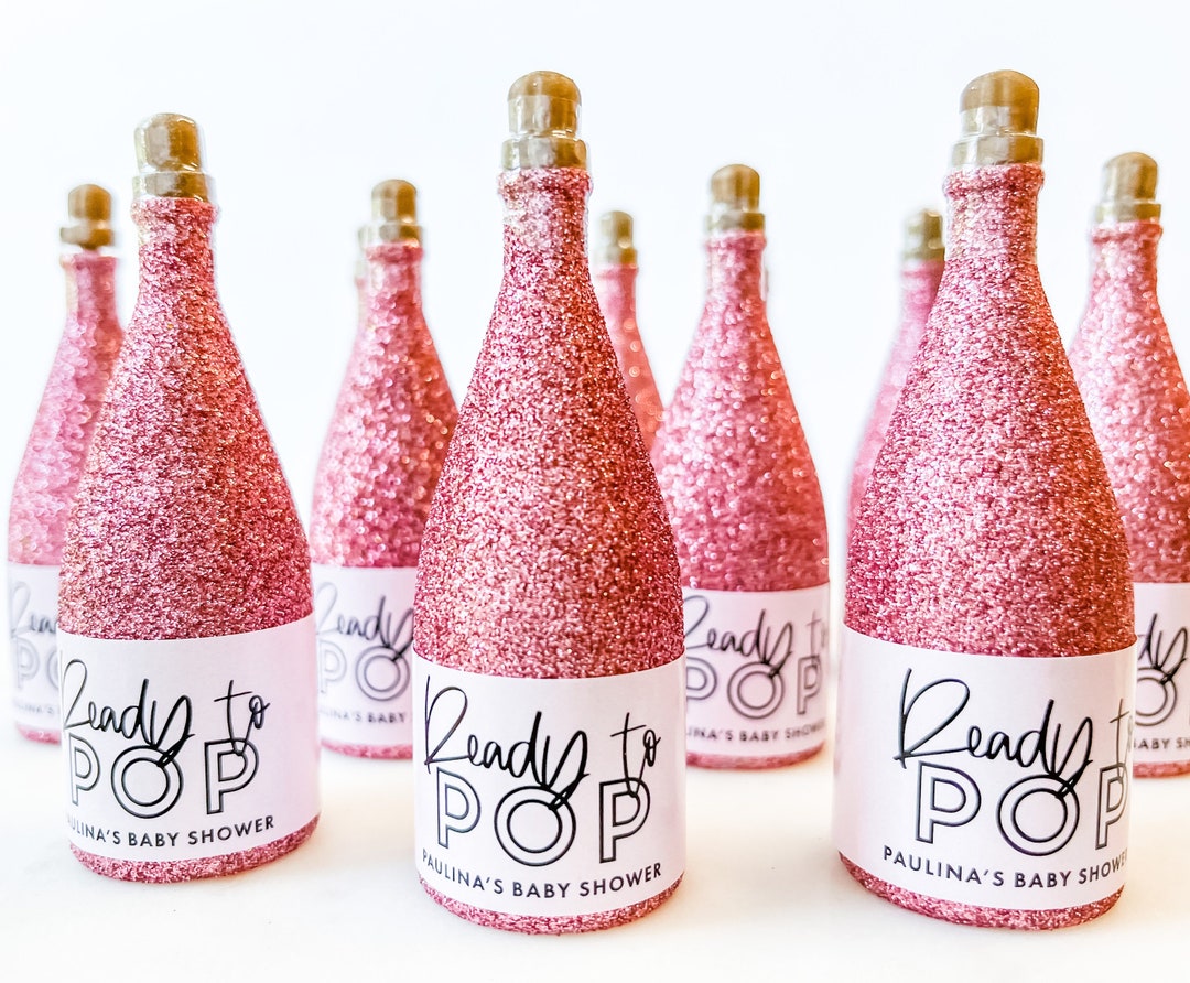 BULK Baby Shower Favor Mini Bubbles SET OF 12 Custom Bubbles Party