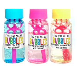 End Of Year Gifts for Kids - Summer Break Class Party Favor - Last Day of School Party Favor - Bubbles Summer Favor - Gift From Teacher