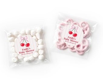 Cherry Baby Shower - Cherry on Top - Cherry Themed Favors -  Party Favors - BULK Candles - Cherry Birthday - BULK Baby Shower Favors Bulk