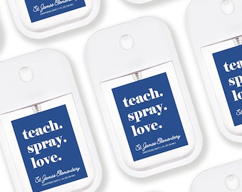 Teacher Thank You Gift - Hand Sanitizer SET - Teacher Appreciation Gift from PTA - Affordable Teacher Gift -Trendy Hand Sanitizer
