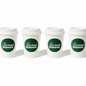 Classic Coffee Theme Baby Shower - Cafe Bebe Coffee Cup Favor - Baby is Brewing Shower Favor - Coffee Cup - 2.5" Coffee Shower Label immagine 1
