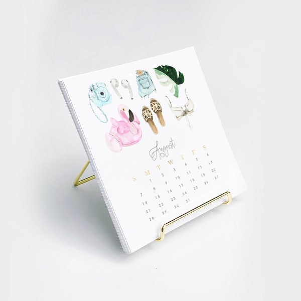 Desk Calendar Etsy