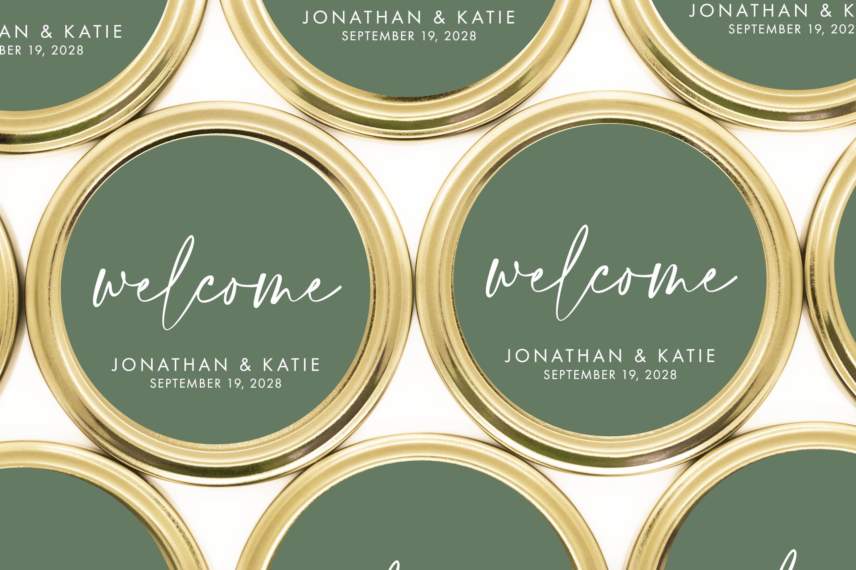 Wedding Favors for Guests Bulk - Welcome Custom Candle Favor - Shower Favors Personalized - Shower Favor - BULK Candles -  Gold Candle Tin