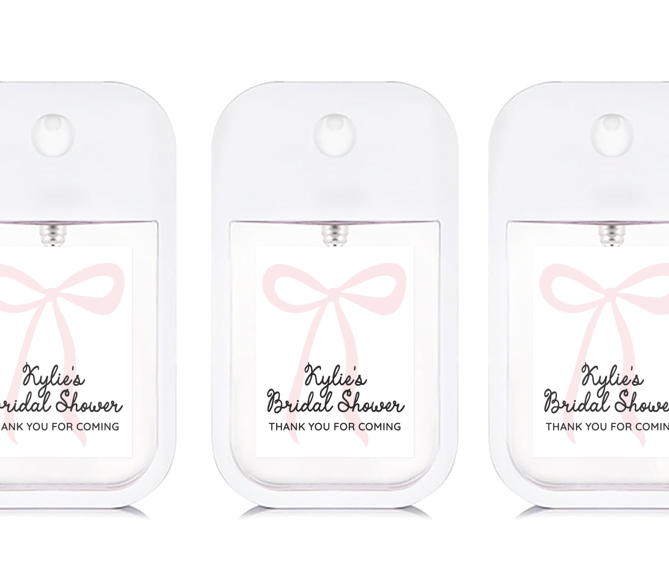 Schleife Brautparty Handdesinfektionsmittel Gefälligkeiten - Individuelle Dusche Gefälligkeiten - Kokette Schleife Brautparty Gefälligkeiten - Trendy Brautparty - Schleife Thema Dusche